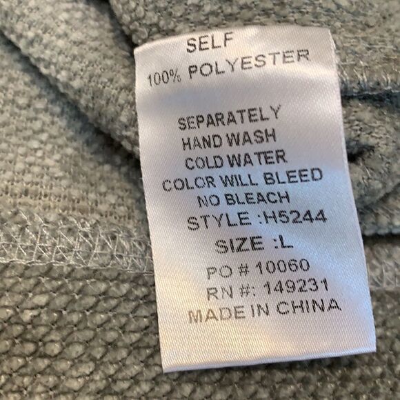 Kori America | gray v-neck pullover sweater - Picture 7 of 10